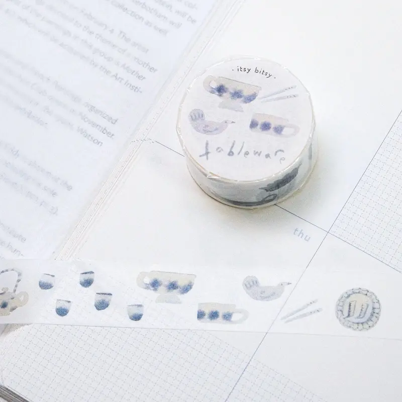 Dodolulu - Washi Tape - Tableware 1