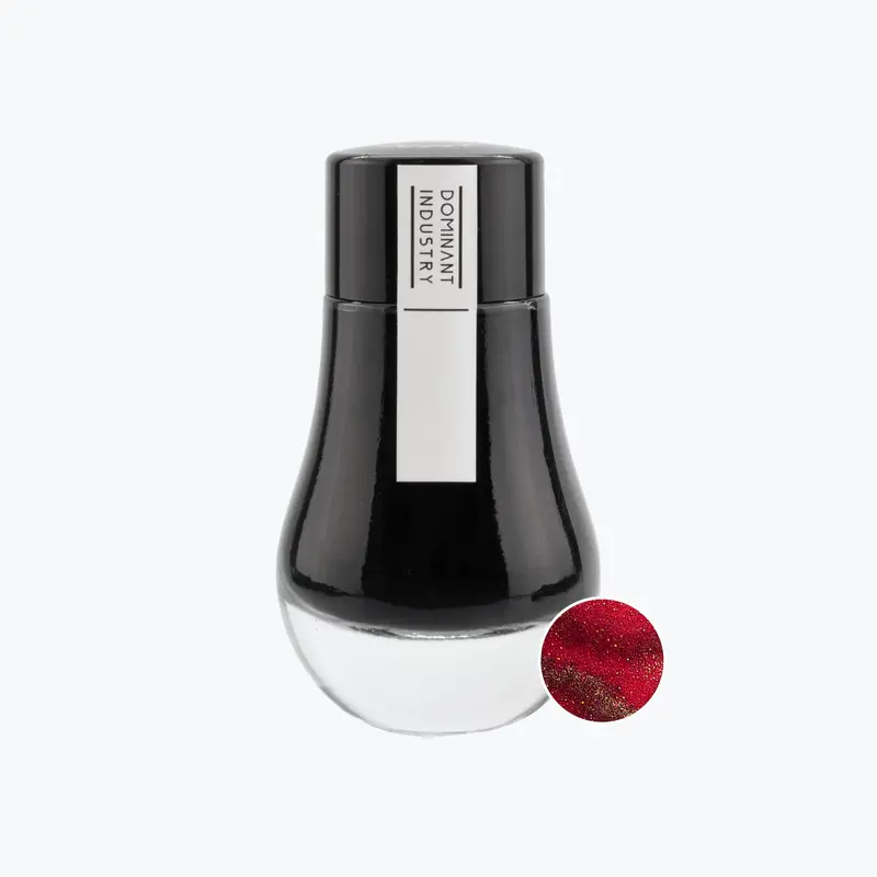 Dominant Industry - Fountain Pen Ink - Pearl Shimmer - Christmas Red (013) 1