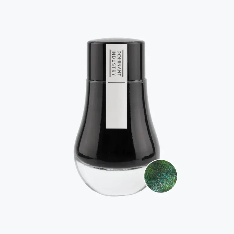 Dominant Industry - Fountain Pen Ink - Pearl Shimmer - Natural Green (007) 1