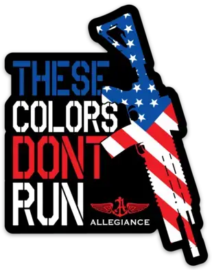 Don't Run Sticker 1
