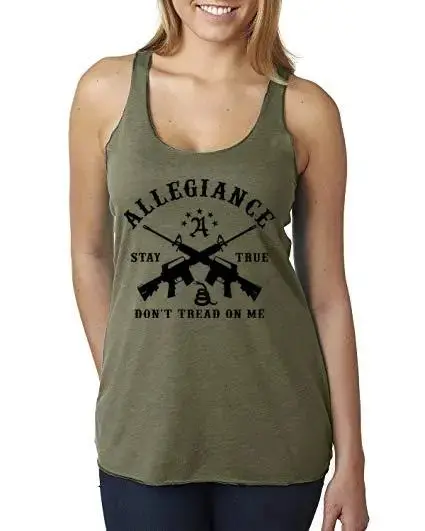 Don't Tread Od Grn Women's Tank 1