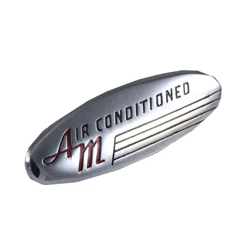 Door Emblem, Air Conditioner, 3", 1955-59 Amc Rambler (2 Required) 1
