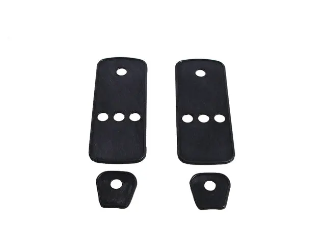 Door Handle Gasket Pad Set, Right & Left, Rubber, 1965-66 Amc 1