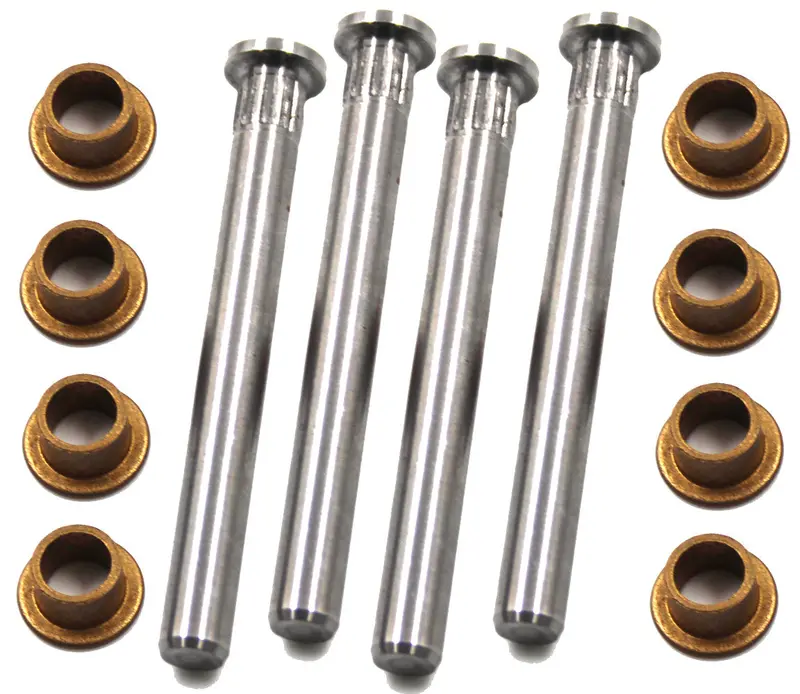 Door Hinge Pins (4 3" Long) & Bronze Door Hinge Bushings (8), 2-Door, Master Kit, 1978-83 Amc Concord, 1980-88 Eagle 1