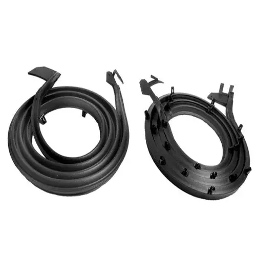 Door Seal Kit, 2-Door Sedan With Posts & Convertible, 1963-66 Rambler Ambassador, 1964-69 American, 1963-66 Classic, 1966 Rebel 1