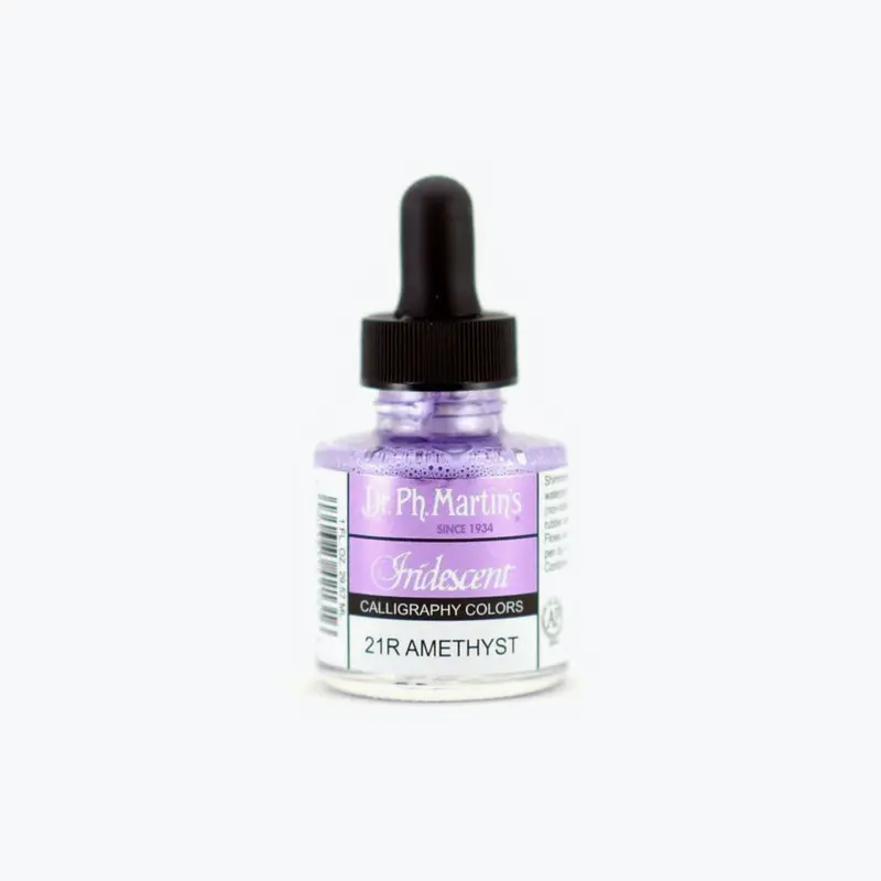 Dr. Ph. Martin's - Calligraphy Ink - Iridescent - Amethyst (21R) 1