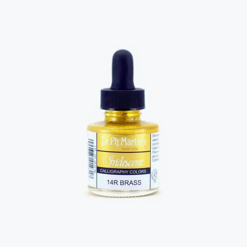 Dr. Ph. Martin's - Calligraphy Ink - Iridescent - Brass (14R) 1