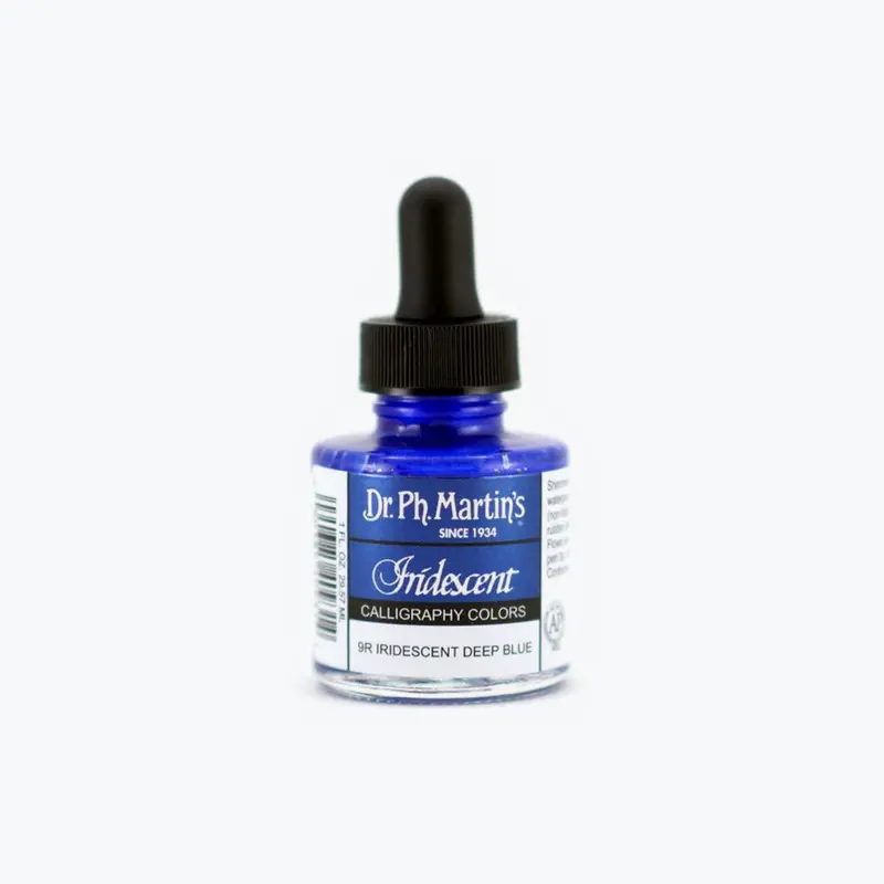 Dr. Ph. Martin's - Calligraphy Ink - Iridescent - Deep Blue (9R) 1