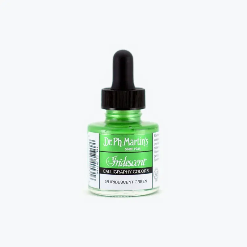 Dr. Ph. Martin's - Calligraphy Ink - Iridescent - Green (5R) 1