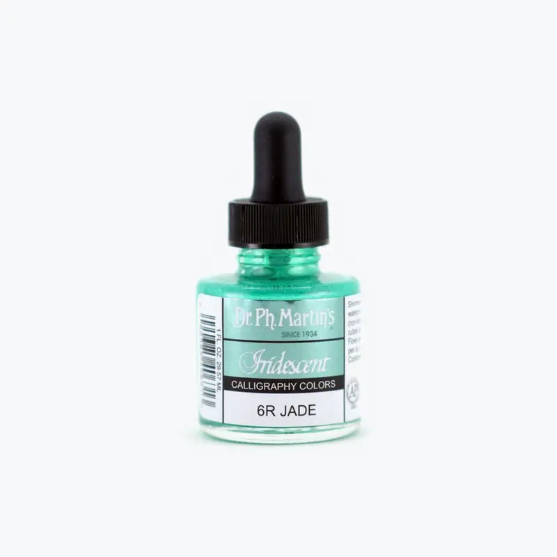 Dr. Ph. Martin's - Calligraphy Ink - Iridescent - Jade (6R) 1
