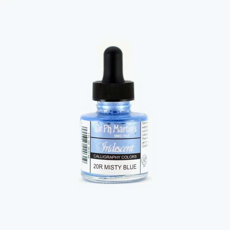 Dr. Ph. Martin's - Calligraphy Ink - Iridescent - Misty Blue (20R) 1