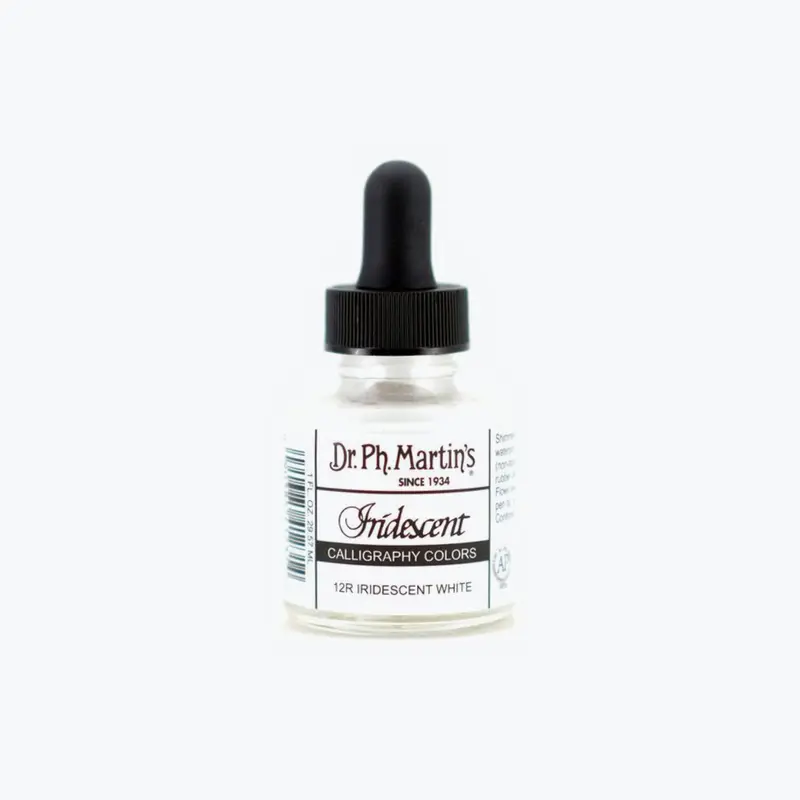 Dr. Ph. Martin's - Calligraphy Ink - Iridescent - White (12R) 1