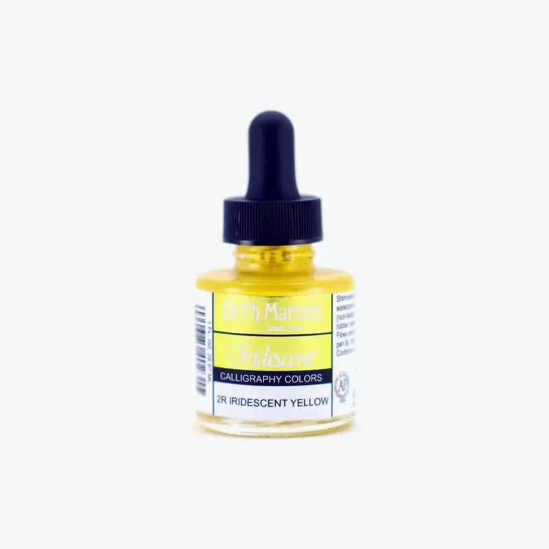 Dr. Ph. Martin's - Calligraphy Ink - Iridescent - Yellow (2R) 1