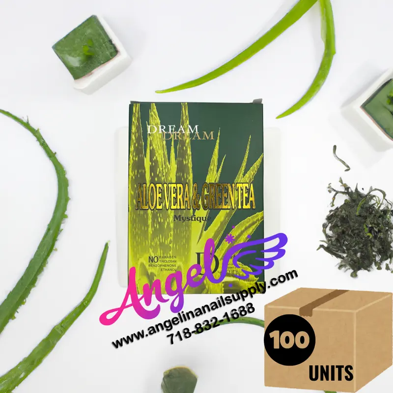 Dream Dream Mystique Spa 4 In 1 Aloe Vera & Green Tea (Box/100Packs) 1