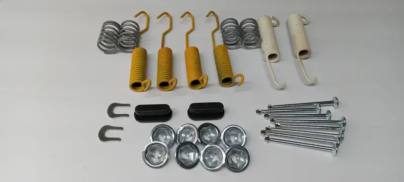 Drum Brake Hardware Kit, For 10" Rear Drum Brakes, Adjusters Not Included, 1965-88 Amc, 1979-89 Jeep 1
