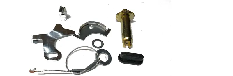 Drum Brake Shoe Adjuster Kit, Left Rear For 9" Drum Brakes, Requires Right Rear Kit P/N 801-8264 Sold Separately, 1960-1983 Amc (See Applications) 1