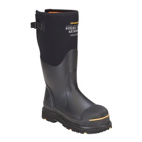 Dryshod Waterproof Steel Toe Work Boot With Adjustable Gusset - Stg-Uh-Bk 1