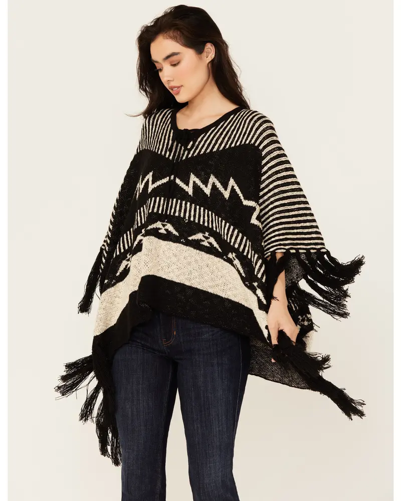Eatons Thunderbird Poncho Sweater 1