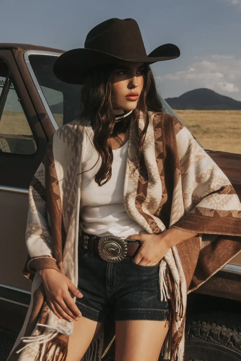 Edsel Southwestern Print Shawl 1