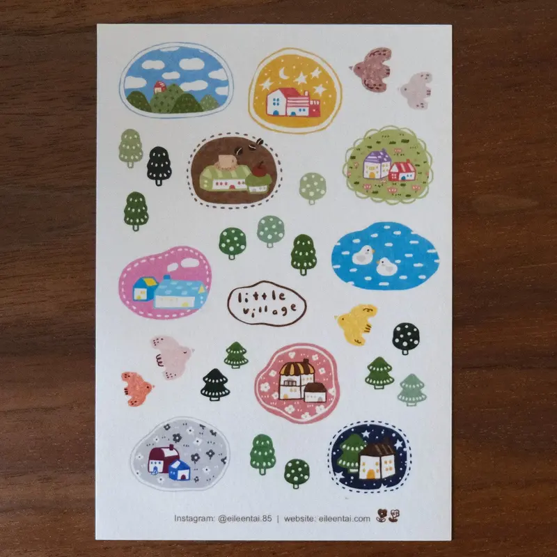 Eileen Tai - Planner Sticker - Little Village 1