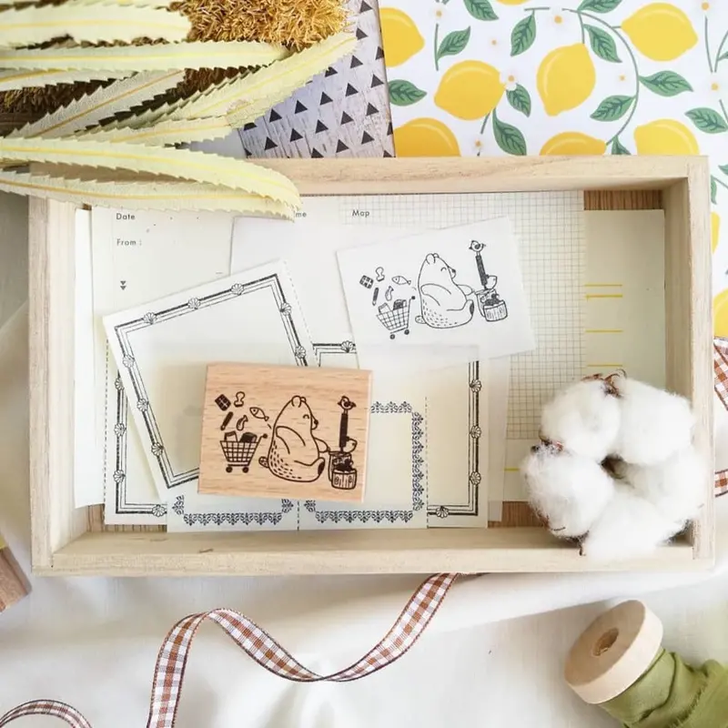 Eileen Tai - Stamp - Add To Cart Bear 1