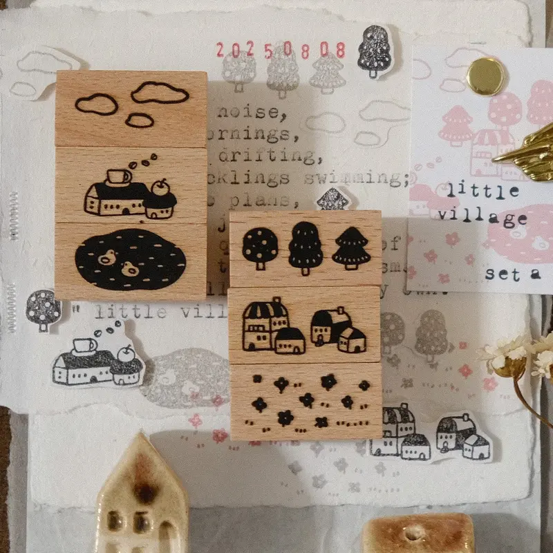 Eileen Tai - Stamp Set - Little Village (A) 1