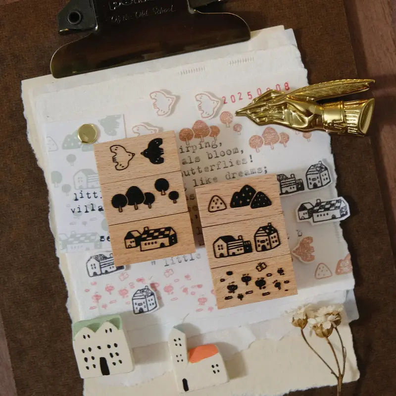 Eileen Tai - Stamp Set - Little Village (B) 1