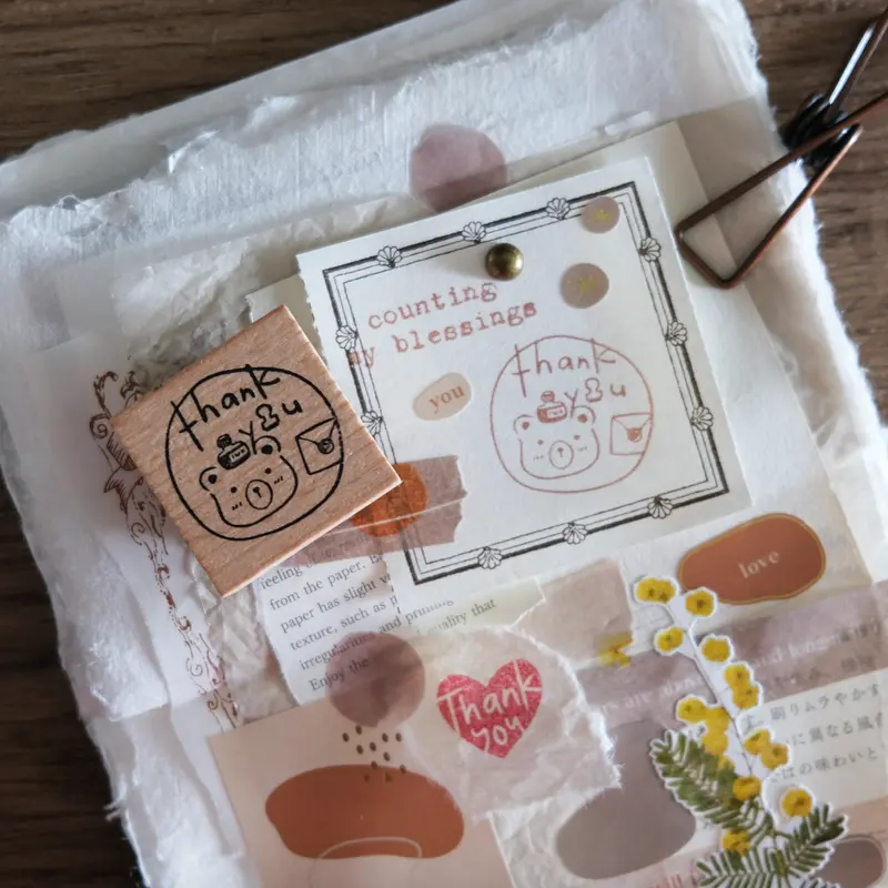 Eileen Tai - Stamp - Thank You Bear 1