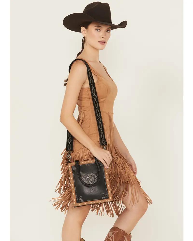 Elaine Boot Stitch Crossbody Bag 1