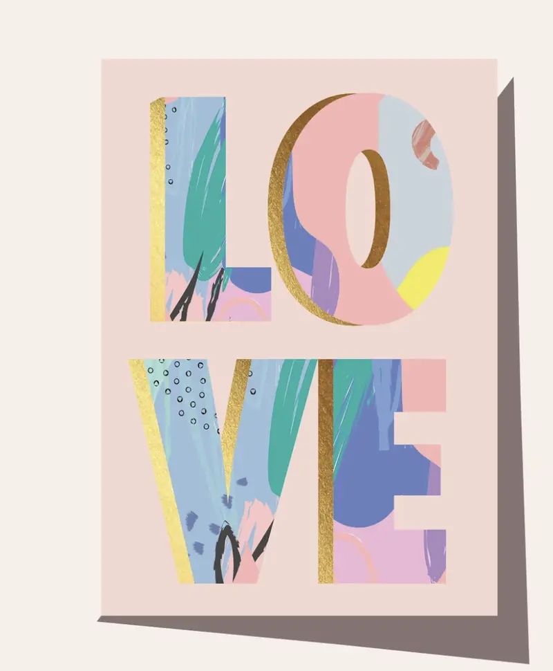 Elm Paper - Card - Love - Letters <Outgoing> 1