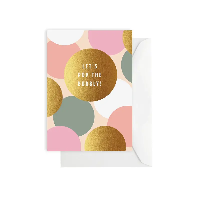 Elm Paper - Card - Wedding - Spots Pop The Bubbly! <Outgoing> 1