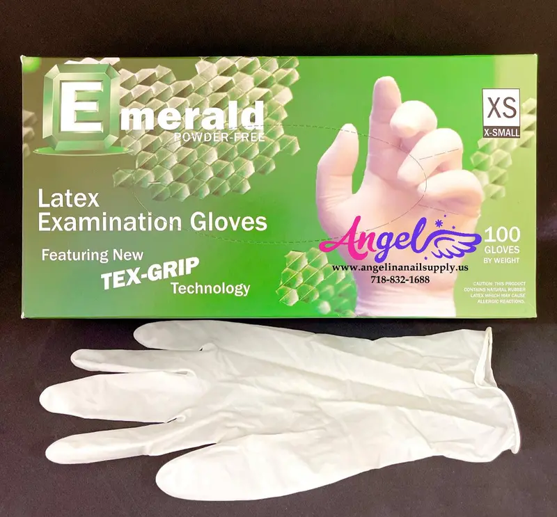 Emerald Latex Glove - Powder Free 1