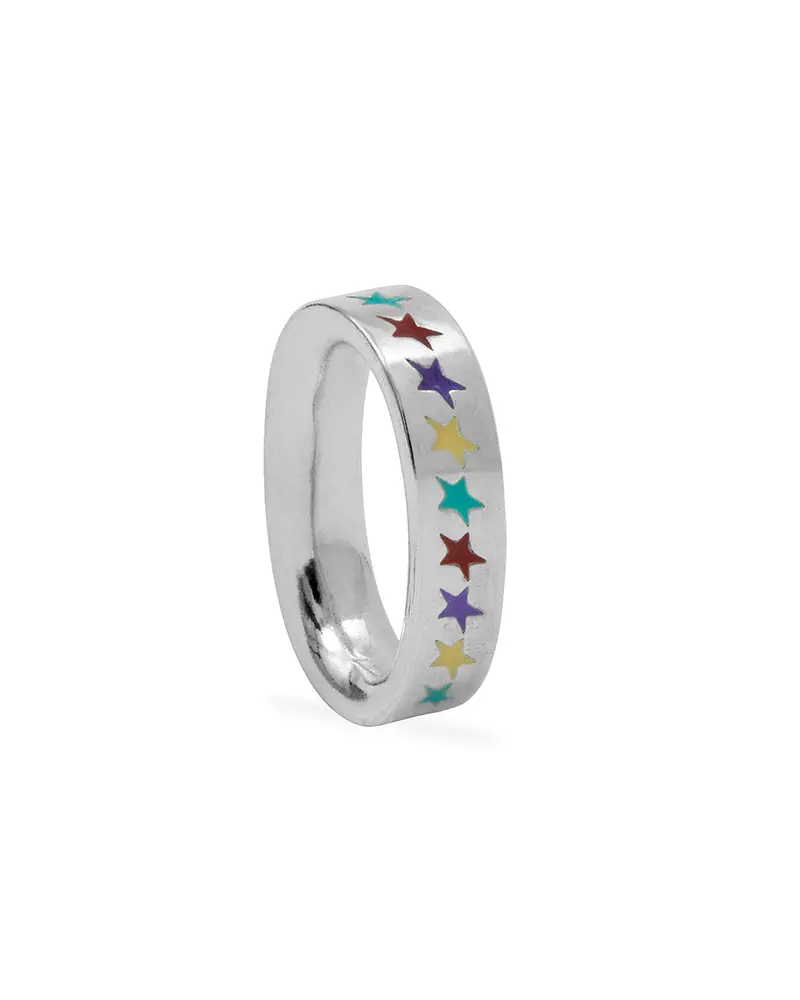 Enameled Multicolor Icon Link L 1