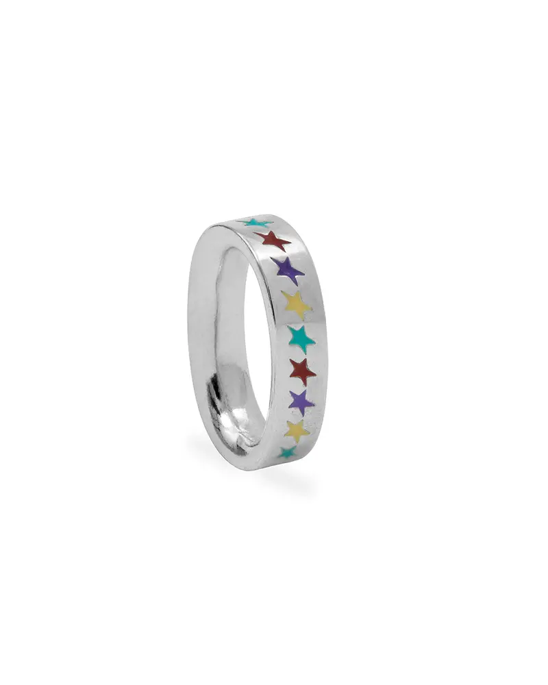 Enameled Multicolor Icon Link M 1