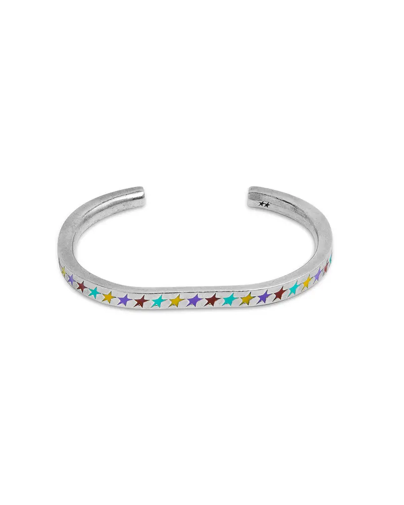 Enameled Multicolor Starline Big Bangle 1