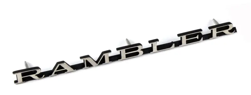 Fender Emblem, "Rambler" Letters, 1969 Amc Hurst S/C Rambler Scrambler (2 Required) 1