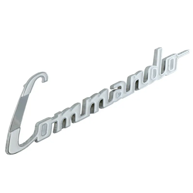 Fender & Hood Emblem, "Commando", 1966-71 Jeepster Commando (3 Required) 1