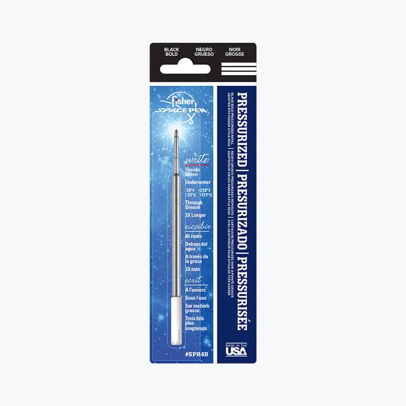 Fisher - Ballpoint Refill - Pressurised - Black - Bold 1