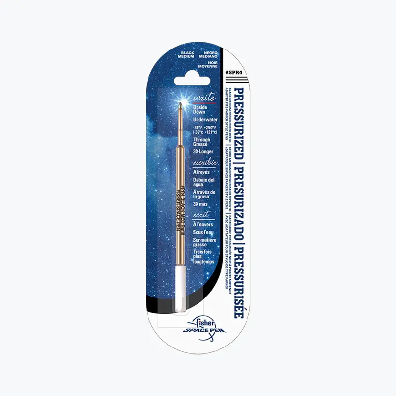 Fisher - Ballpoint Refill - Pressurised - Black - Medium 1