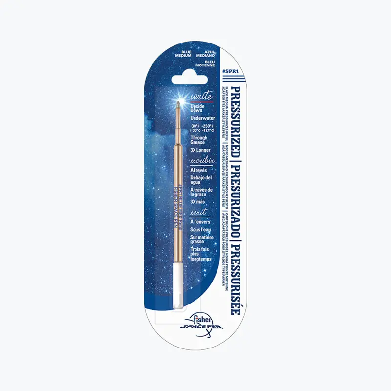 Fisher - Ballpoint Refill - Pressurised - Blue - Medium 1