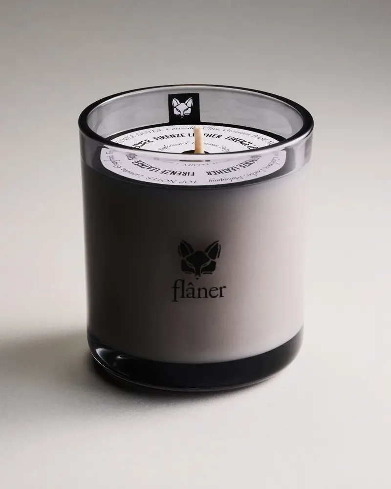 Flaner Fragrance - Candle - Firenze Leather 1