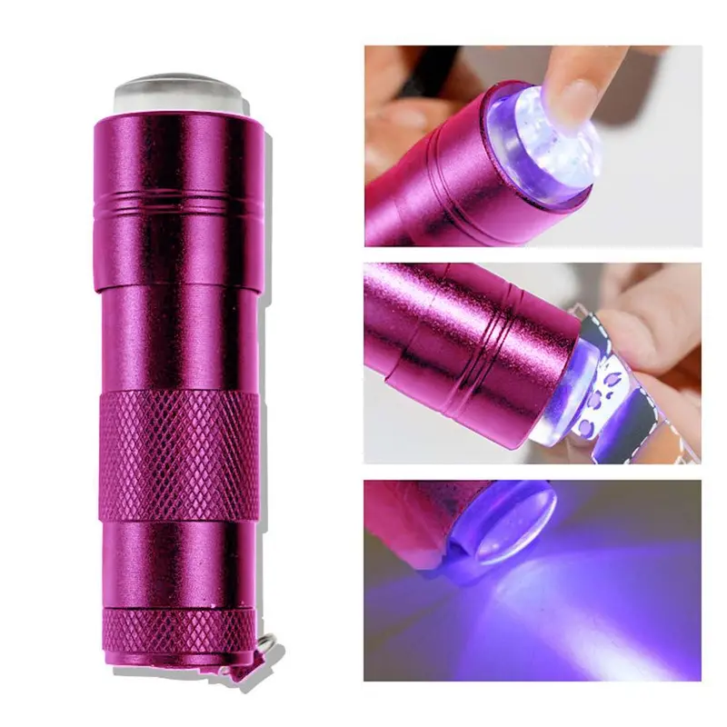 Flashlight Led Uv With 3Pcs Jelly Silicone Head 1