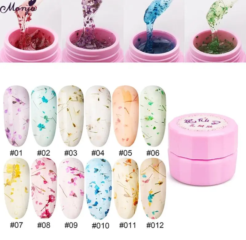 Flower Gel Full Set 12 Colors 1