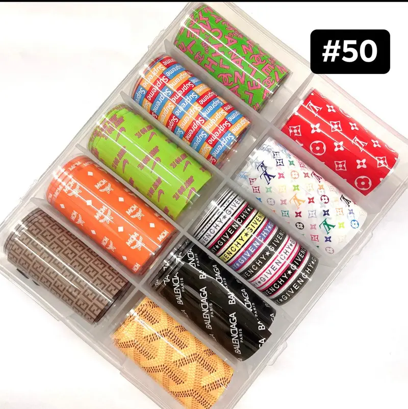 Foil Paper Box (10 Designs/Box) 1