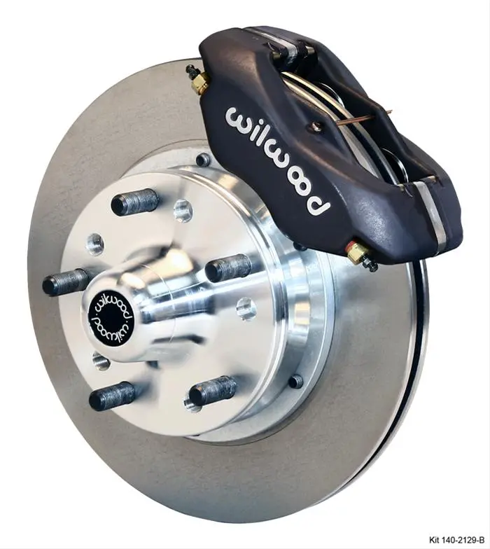 Front Disc Brake Kit, Wilwood, Forged Dynalite Pro Series W/Solid Rotors, 1969-1979 Amc (Two Caliper Colors) - Drop Ships In Approx. 2-3 Months 1