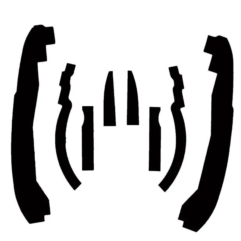 Front Inner Fender Splash Guard Seal Kit, 1964-69 Rambler American 1