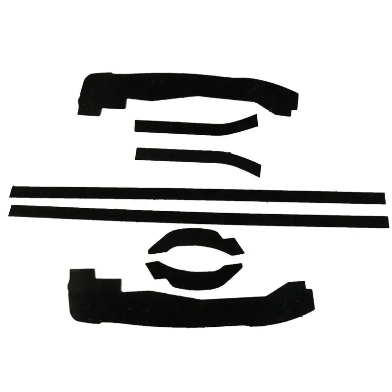 Front Inner Fender Splash Guard Seal Kit W/Staples, 1965-66 Amc Ambassador 1