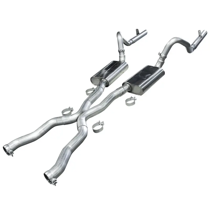 Full Exhaust System For American Racing Headers Only, 3", Stainless, American Racing Headers, 1968-70 Amc Amx - Drop Ships In Approx. 4-6 Months 1