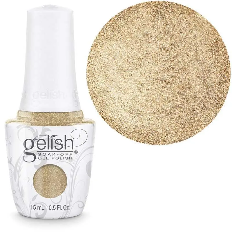 Gelish Gel Polish 374 -N- Gilded In Gold 1