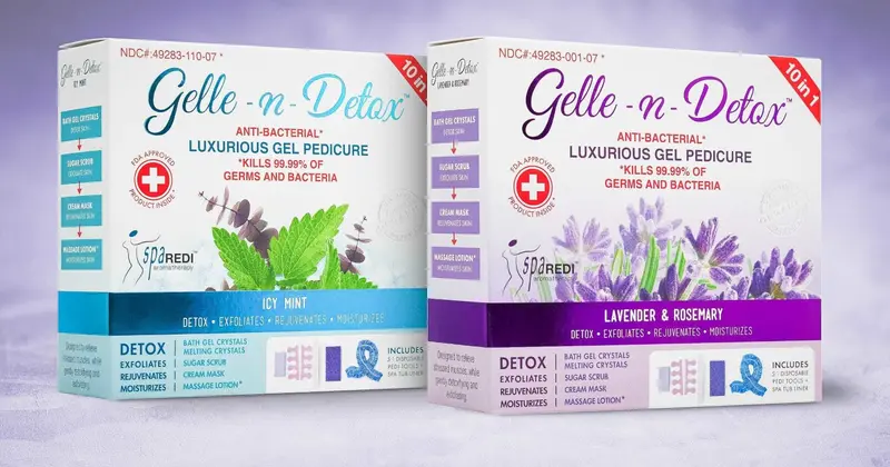 Gelle-N-Detox 10-In-1 Pedicure Kit 1